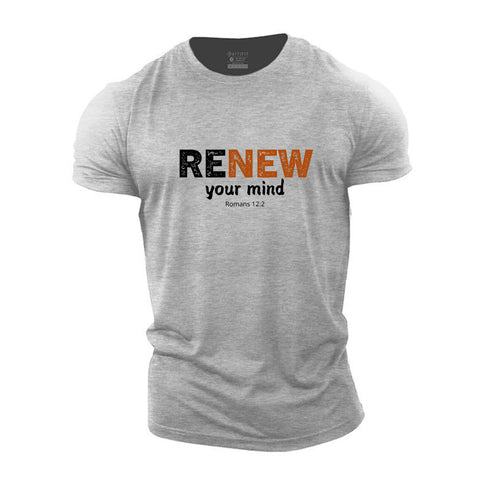 Men's Renew Your Mind Cotton T-Shirt